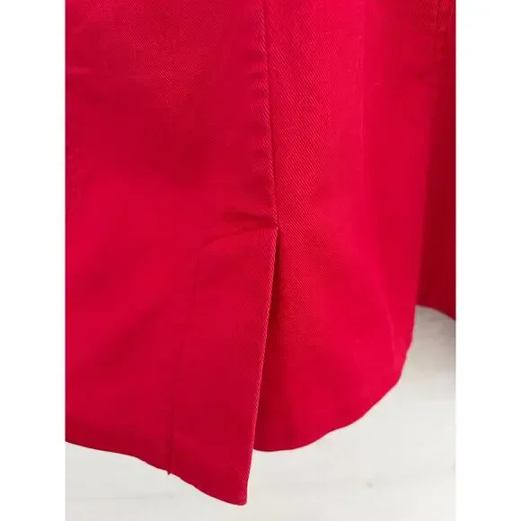 Peyton Jensen Red Blazer Jacket – Tailored Stretch – Size S - Picture 8 of 10